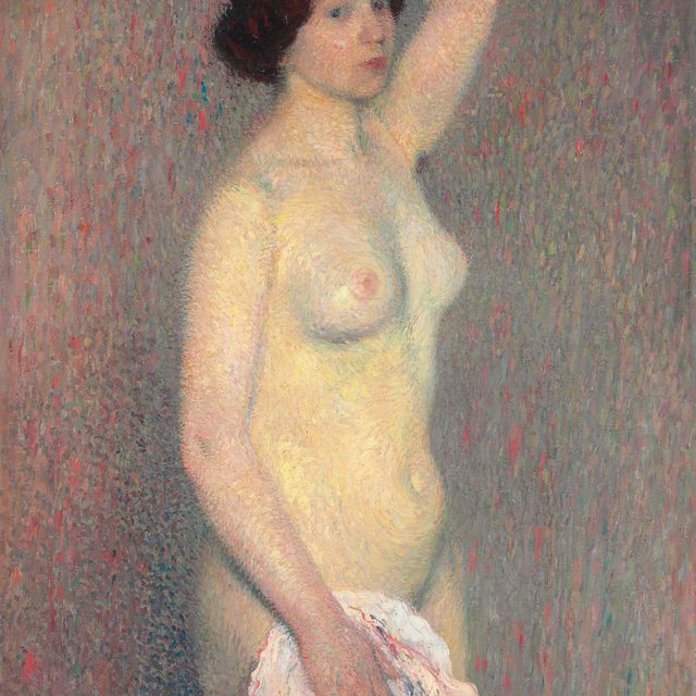Henri Martin — Новая женщина дебютирует без бюстгальтеров, обнажив ягодицы наедине.