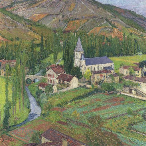 Henri Martin — Церковь в Лабастиде