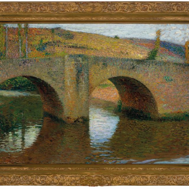 Henri Martin — Пон-де-Лабастид-дю-Верт (день печати, сьель куверт)