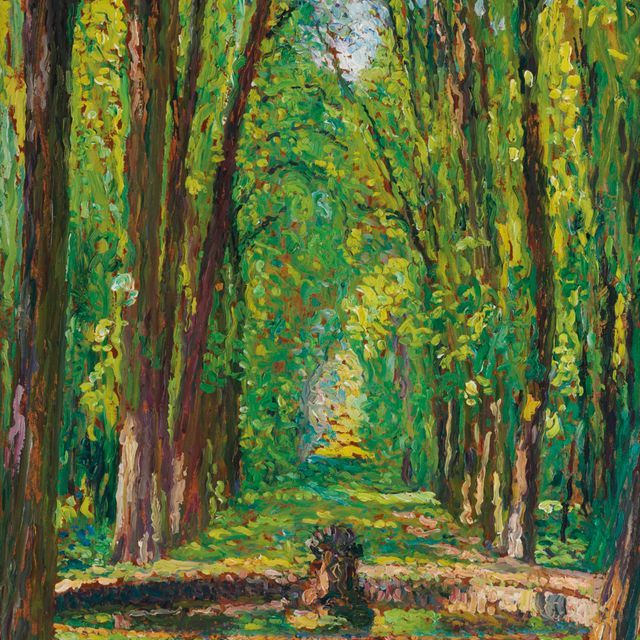 Henri Martin — Аллея в парке Версальского замка