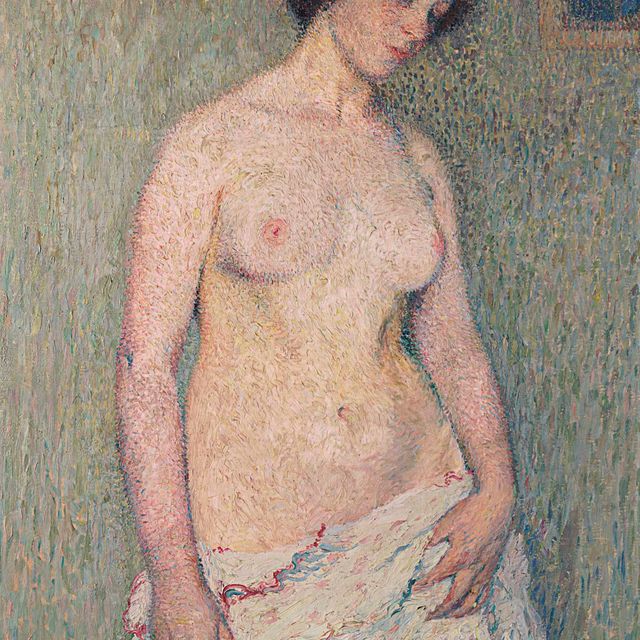 Henri Martin — Молодая женщина ню