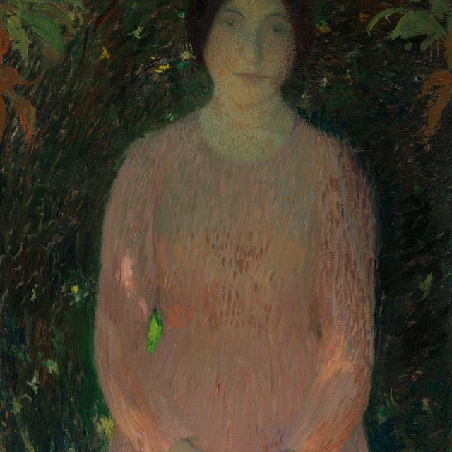Henri Martin — Молодая девушка в розовом цвете, у тебя нет желания рисовать фельетоны