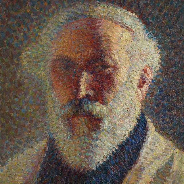 Henri Martin — Автопортрет а-ля бланш барб