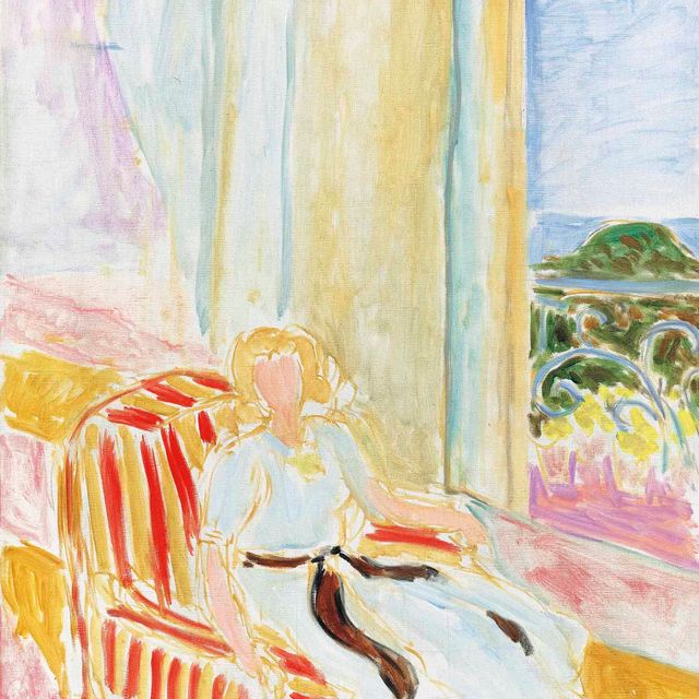 Henri Matisse — Молодая девушка в белом халате, ассистентка при входе