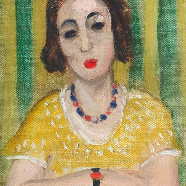 Henri Matisse — Генриетта, желтый халат