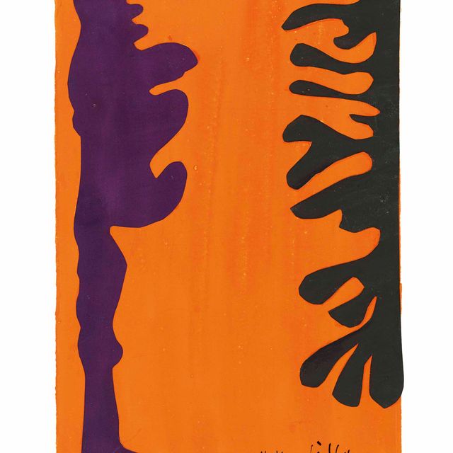 Henri Matisse — Черные арабески и фиалки среди любимого апельсина
