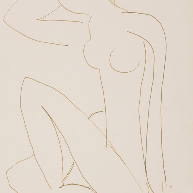 Henri Matisse — Nu assis (Этюд для "Nu bleu")