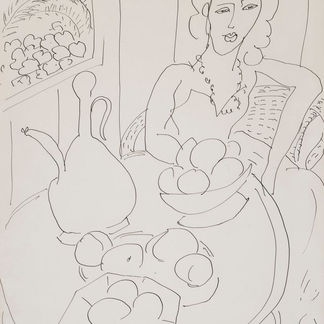 Henri Matisse — Молодая женщина в образе мертвой природы
