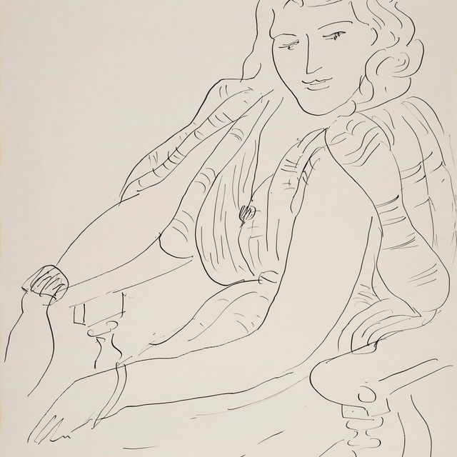 Henri Matisse — Портрет Моники Буржуа