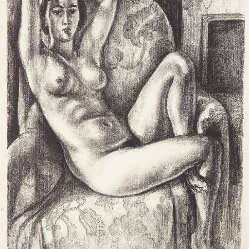 Henri Matisse — Ну, о голубом кусочке с котлетой для единственной девушки (D. 454)