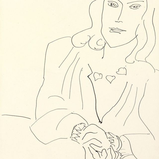 Henri Matisse — Тет-а-тет с женщиной у колье