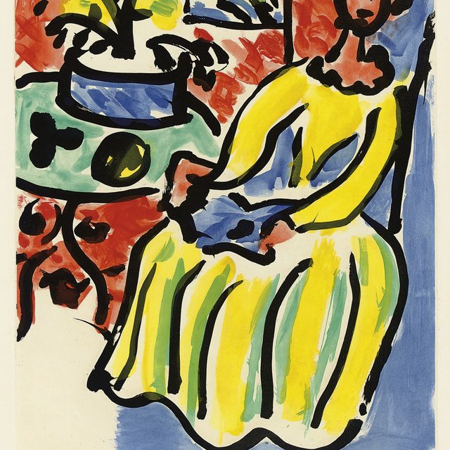 Henri Matisse — Мария-Хосе в желтом халате (D. 817)