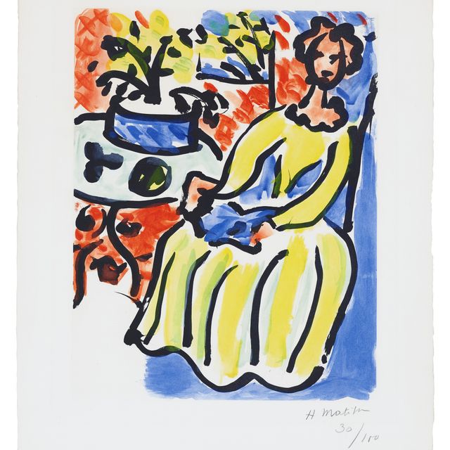Henri Matisse — Мария-Хосе в желтом халате