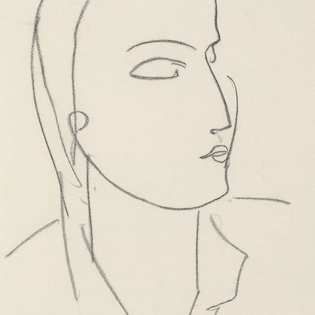 Henri Matisse — Профиль женщины