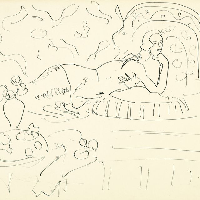 Henri Matisse — Ну, на вершине горы, ваза с цветами