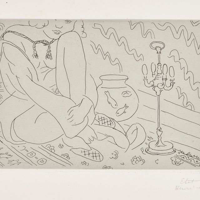 Henri Matisse — Фигура и облик купе- помощника для посетителей
