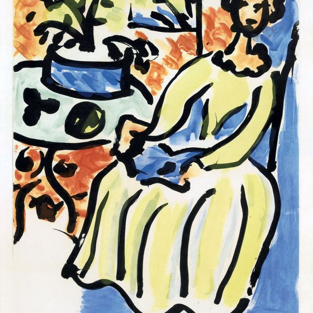 Henri Matisse — Мария-Хосе в желтом халате (D. 817)