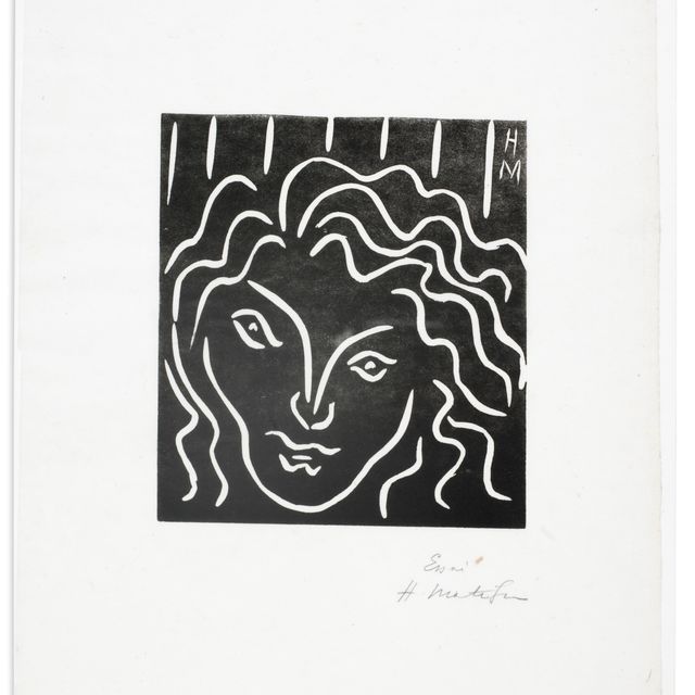 Henri Matisse — Тет-а-тет с женщиной в маскароне