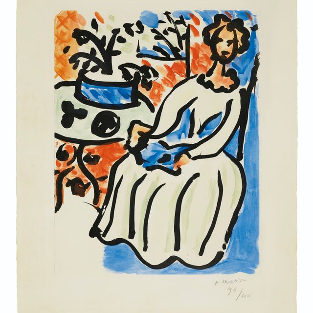 Henri Matisse — Мария-Хосе в желтом халате