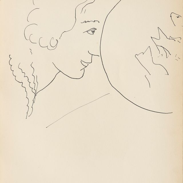 Henri Matisse — Профиль женщины
