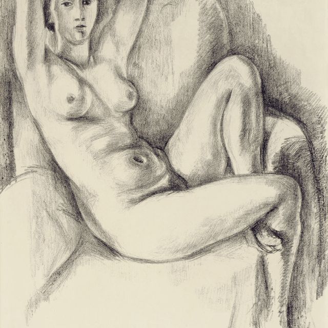 Henri Matisse — Ну, в голубом платье (D. 442)