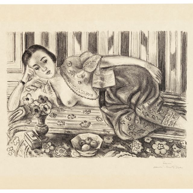 Henri Matisse — Одалиска в кюлоте из атласных румян