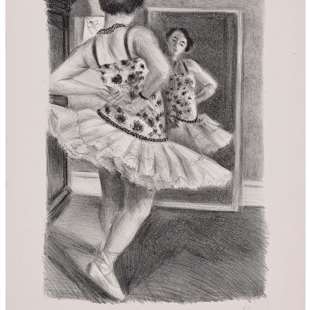 Henri Matisse — Танцовщица, отражающая танец в зеркале