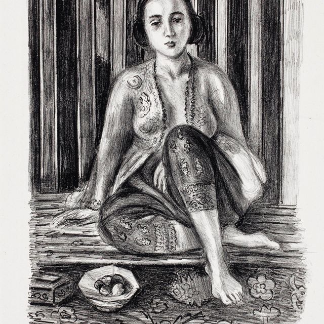 Henri Matisse — Одалиска в фруктовом купе (D. 466)