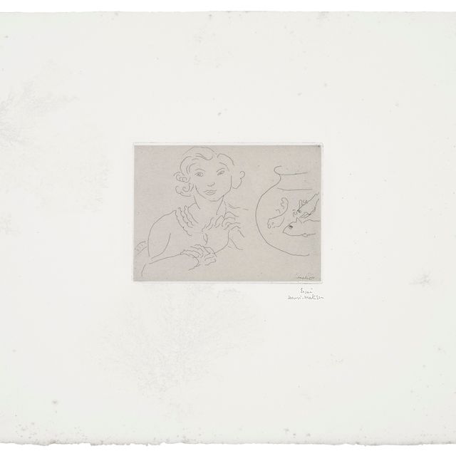Henri Matisse — Молодая женщина, главная набережная Круазеа на бульваре Пуассон