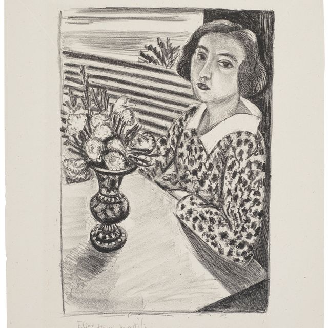 Henri Matisse — Молодая девушка - помощник в букете цветов