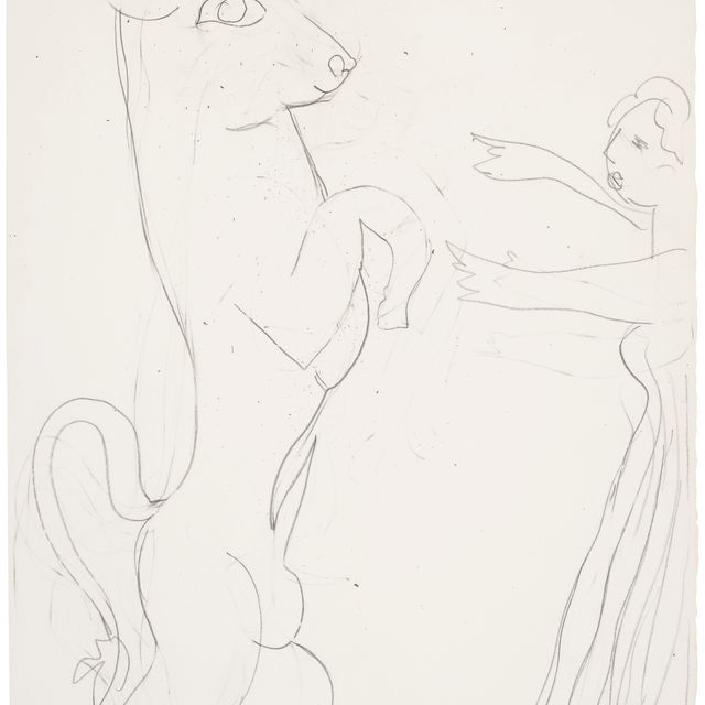 Henri Matisse — Минотавр и женщина