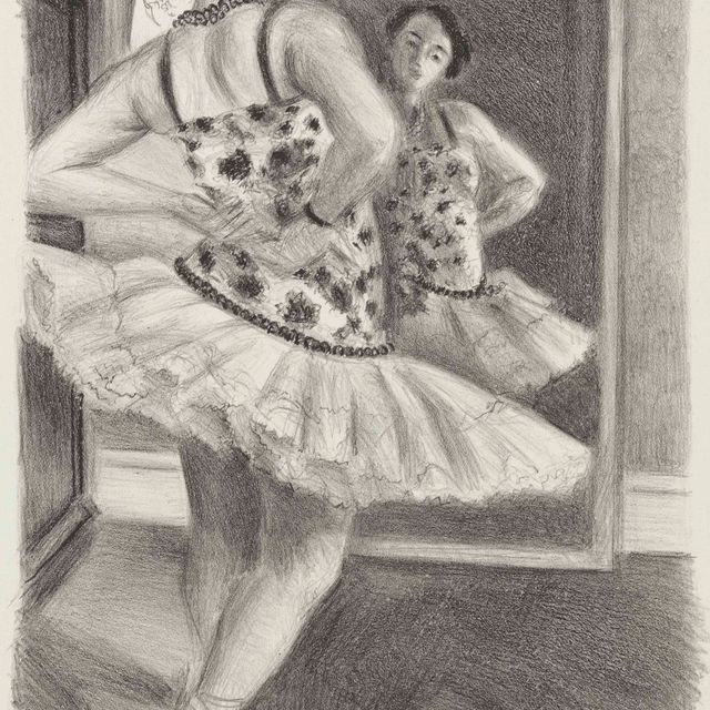 Henri Matisse — Танцовщица, отражающая танец в зеркале