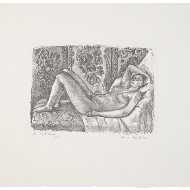 Henri Matisse — На кушетке рядом с Людовиком XIV