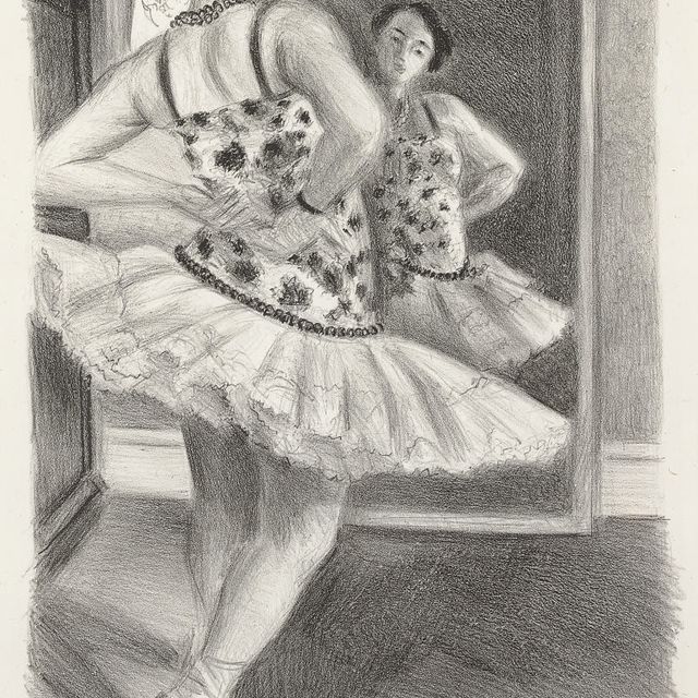 Henri Matisse — Танцовщица в отражении танца на воде (D. 490)