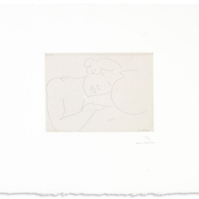 Henri Matisse — Молодая женщина дремлет перед сном