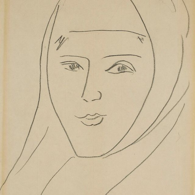 Henri Matisse — Женщина в вуали, Дусия
