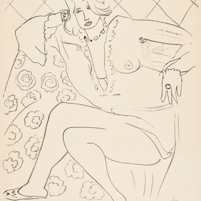 Henri Matisse — Облегающая фигура, прозрачная блузка
