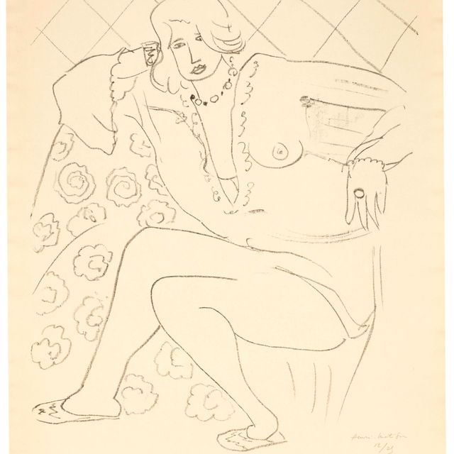 Henri Matisse — Облегающая фигура, прозрачная блузка