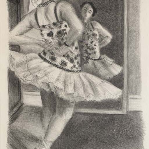Henri Matisse — Танцовщица в отражении танца на воде (D.-M. 490)