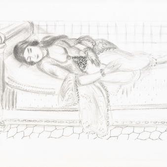 Henri Matisse — Восточная улица, освещенная музеями, соль-де-Карро-руж (D. 513)