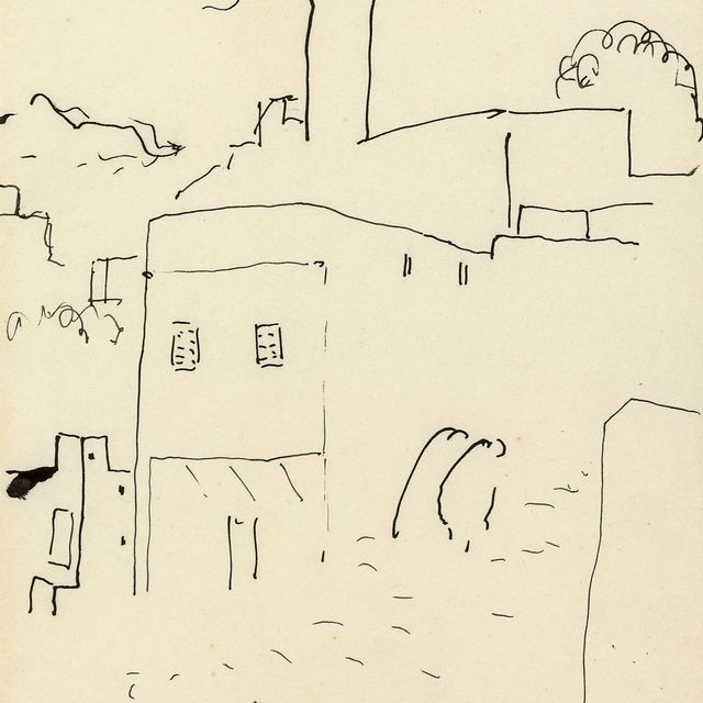 Henri Matisse — Улица Танжер, двое прохожих