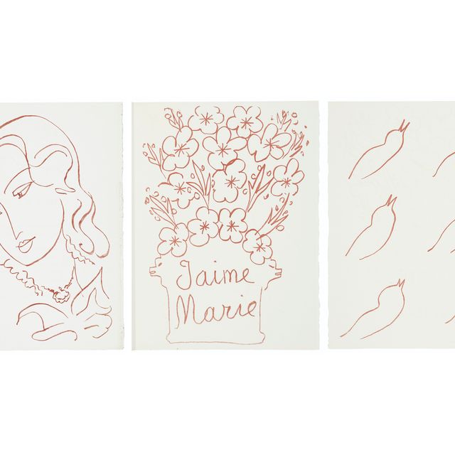Henri Matisse — Флориледж любви Ронсара, А. Скира, Париж, 1948