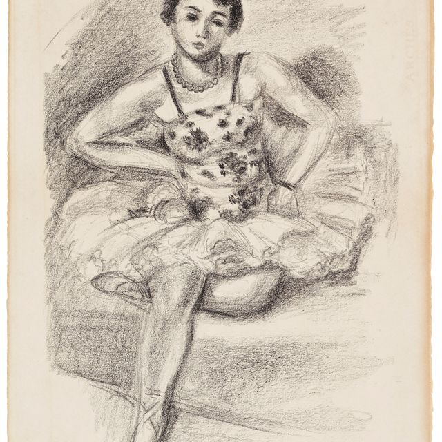 Henri Matisse — Ассистент танцовщицы, от: Dix Danseuses