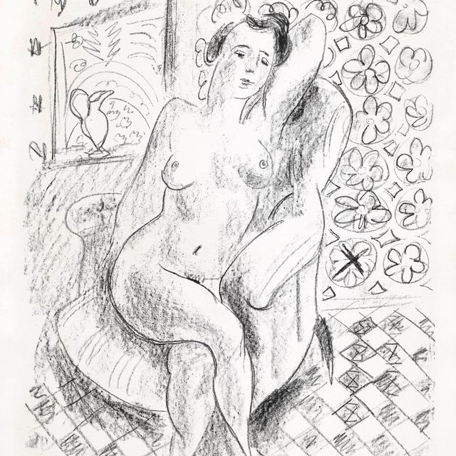 Henri Matisse — Отель Nu au Fauteuil в фонде Мушарабия (D. 470)