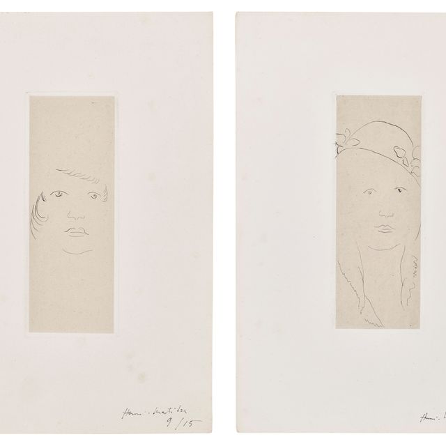 Henri Matisse — Лулу - маска; и Лулу с флером на шапочке