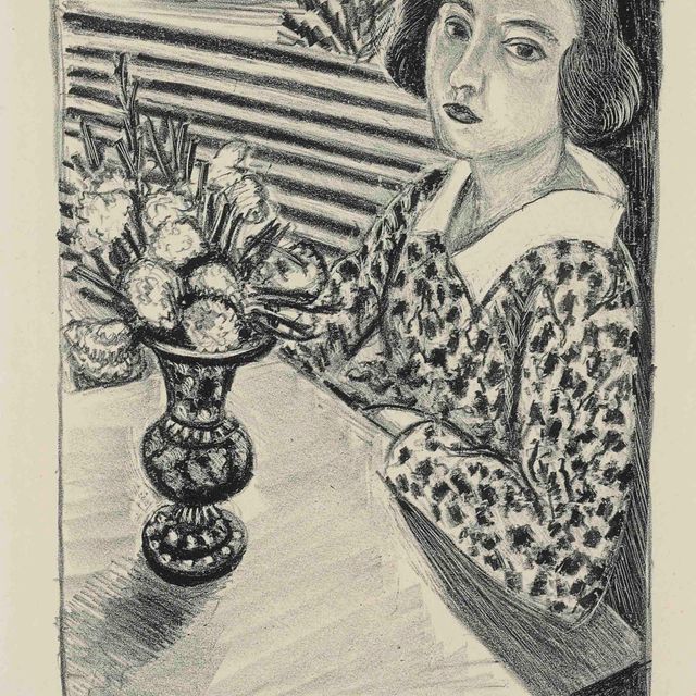 Henri Matisse — Молодая девушка с букетом цветов (Арт. 438)