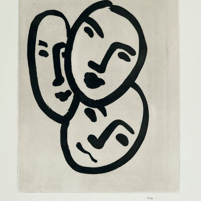 Henri Matisse — Трое наедине. Любовь: один отпечаток