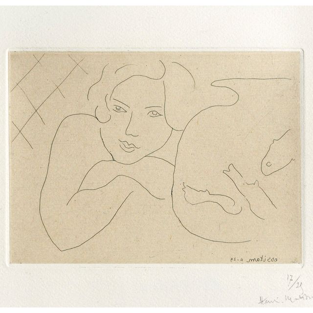 Henri Matisse — Молодая девушка, впервые появившаяся на вечеринке пуассонов