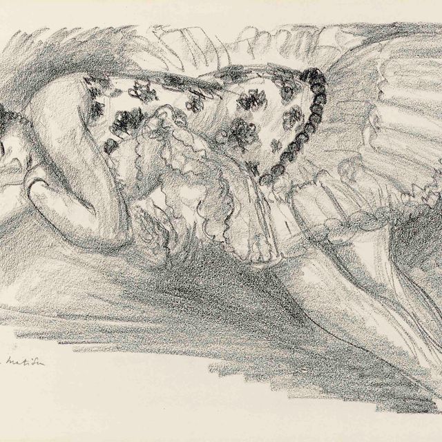Henri Matisse — Танцовщицы Dix : одна тарелка (D. 485)