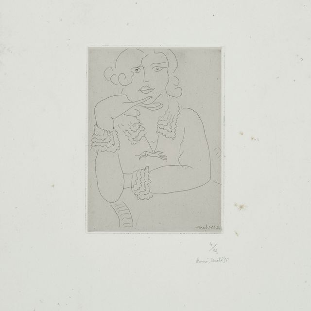 Henri Matisse — Рисунок на кольце и манжетах с вмятинами
